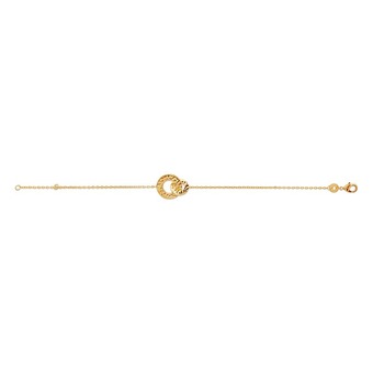 bracelet marine - plaqué or